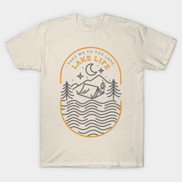 Lake Life Lake Lover T-Shirt by Tip Top Tee's